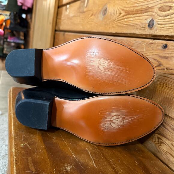 Road Wolf Black Cowgirl Boots Womens Size 8 - Picture 5 of 6